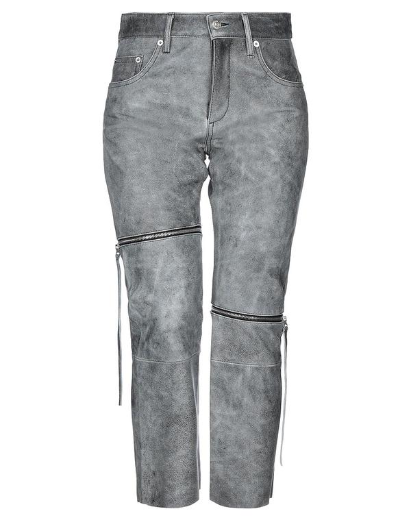 マルタンマルジェラ レディース ボトムス 心地好いズボン下 なめし革ズボン下 MM6 MAISON MARGIELA Charcoal 濃灰色