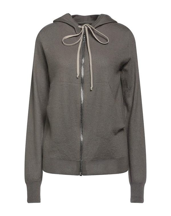 リックオウエンス レディース アウター ジレー カシミール編み物 RICK OWENS Khaki カーキ