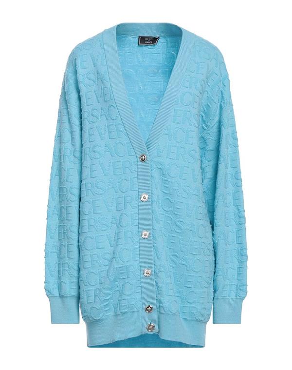 ヴェルサーチ レディース アウター ジレー VERSACE Sky Blue 青み