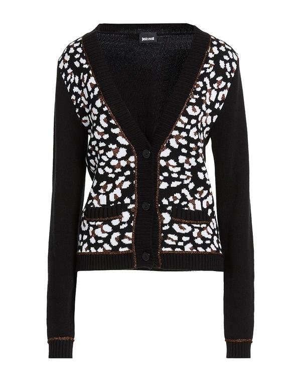ジャストカバリ レディース アウター ジレー JUST CAVALLI Black 黒いこと