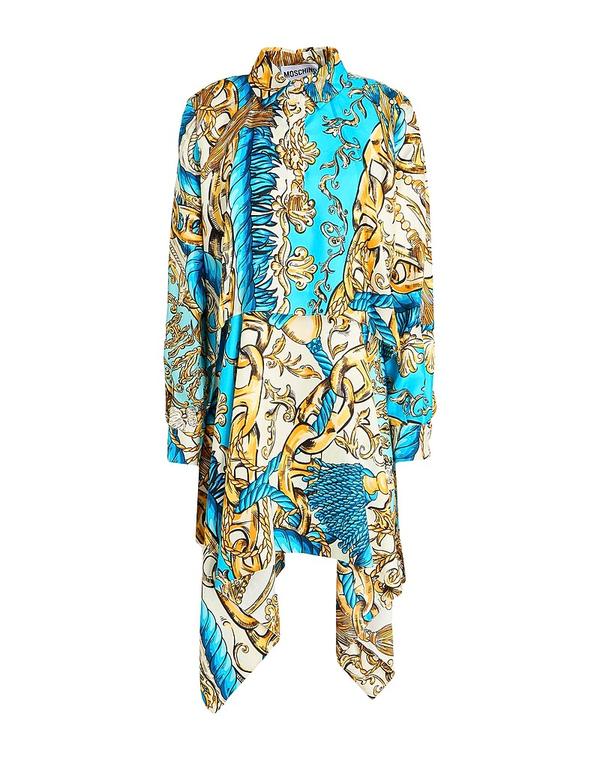 モスキーノ レディース トップス 衣装 テディーお召しもの MOSCHINO Azure Blue 青色