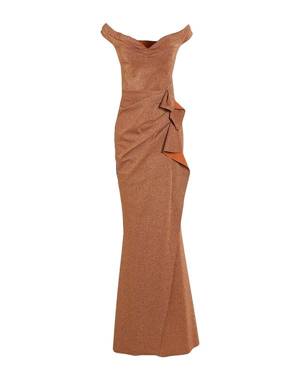チアラ ボニ プティ 衣裳 レディース トップス 衣裳 CHIARA BONI 天使の都市 PETITE ROBE Brown 赤銅色