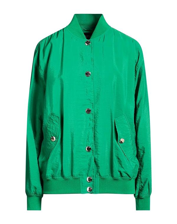 ブティックモスキーノ レディース アウター 上衣・上衣 ボンバージャケット BOUTIQUE MOSCHINO Green 緑であること
