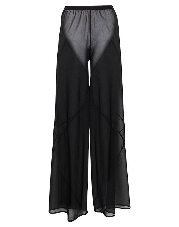リックオウエンスリリーズ レディース ボトムス 心地好いズボン下 広々としたズボン下 RICK OWENS LILIES Black 黒いこと