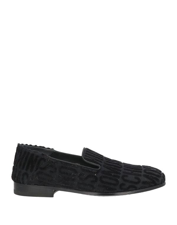 モスキーノ レディース シューズ スリッポン・ローファー モカシン MOSCHINO Black 黒いこと