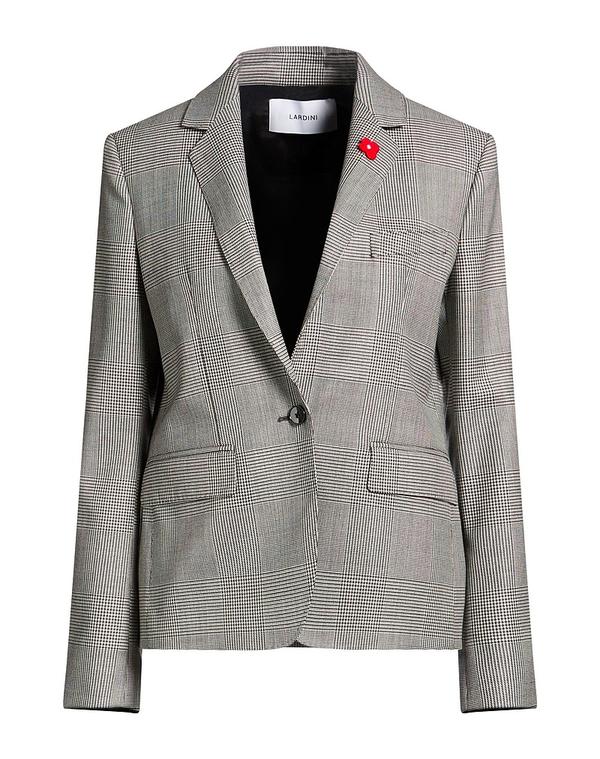 ラルディーニ レディース アウター 上衣・上衣 テーラードジャケット LARDINI Gray 薄墨色
