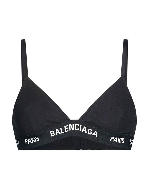 バレンシアガ レディース アンダー御召しもの ブラ BALENCIAGA Black 黒いこと
