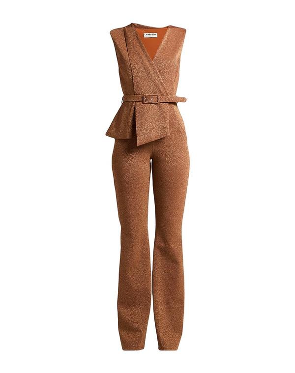 チアラ ボニ プティ 衣装 レディース トップス 飛び降りる背広 CHIARA BONI 天使の都市 PETITE ROBE Brown 赤銅色