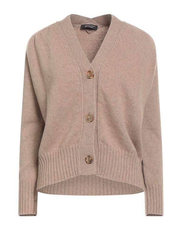 アラゴナ レディース ニット カーディガン ARAGONA カーディガン Beige ベージュ
