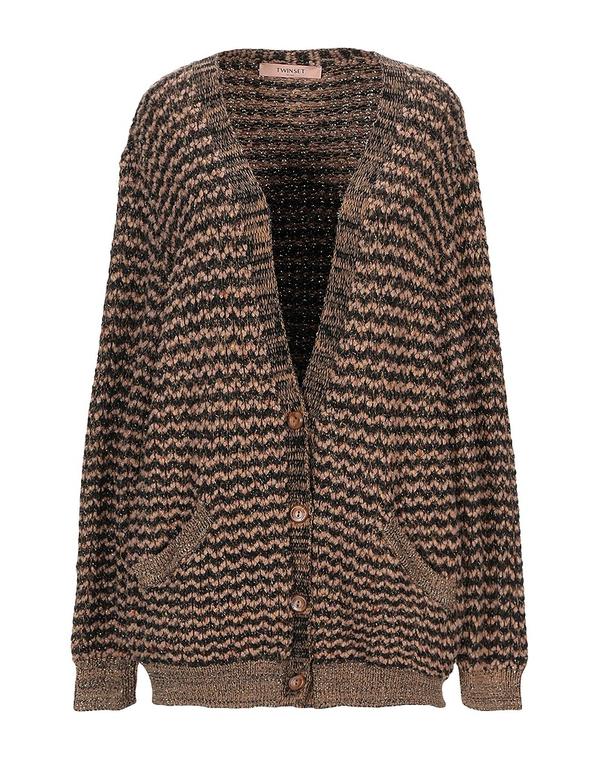 ツインセット レディース ニット カーディガン TWINSET カーディガン Black ブラック