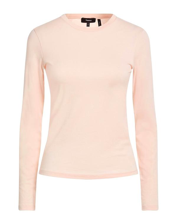 行動論理 レディース トップス ティーシャツ THEORY T Pale Pink さくら色
