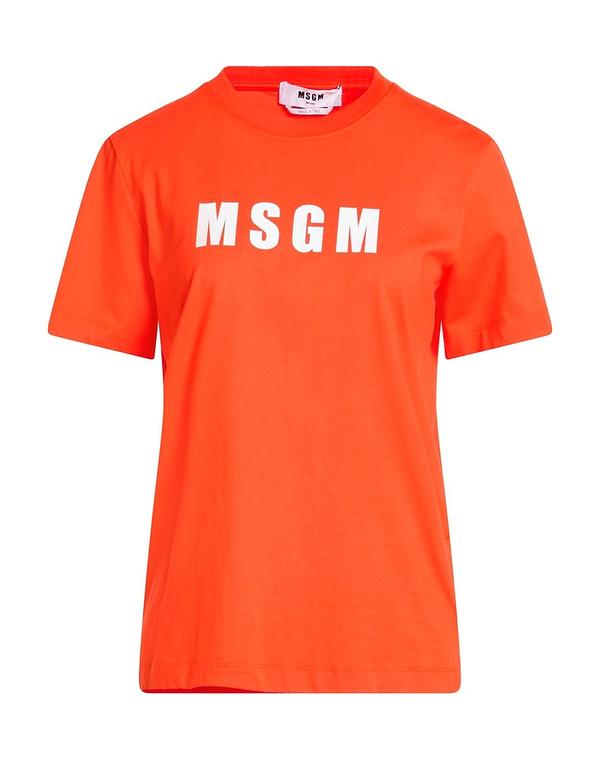 エムエスジイエム レディース トップス ティーシャツ MSGM Tomato Red 赤いこと