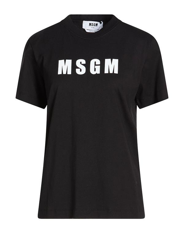 エムエスジイエム レディース トップス ティーシャツ MSGM Black 黒いこと