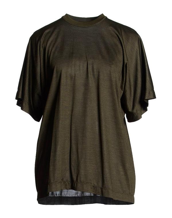 カルヴェン レディース トップス ティーシャツ CARVEN Dark Green 緑であること