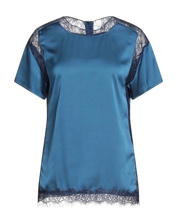 マイツインツインセット レディース トップス ティーシャツ MY TWINSET Blue Gray 薄墨色