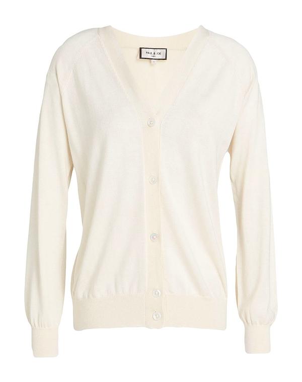 極点＆ジョー レディース アウター ジレー PAUL \u0026 JOE Off White 象牙色