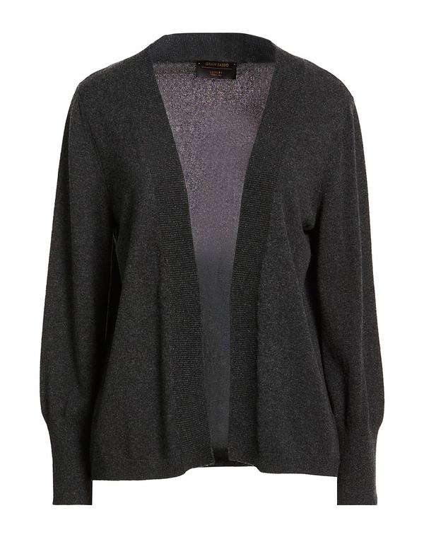 グランサッソ レディース アウター ジレー GRAN SASSO Charcoal 濃灰色