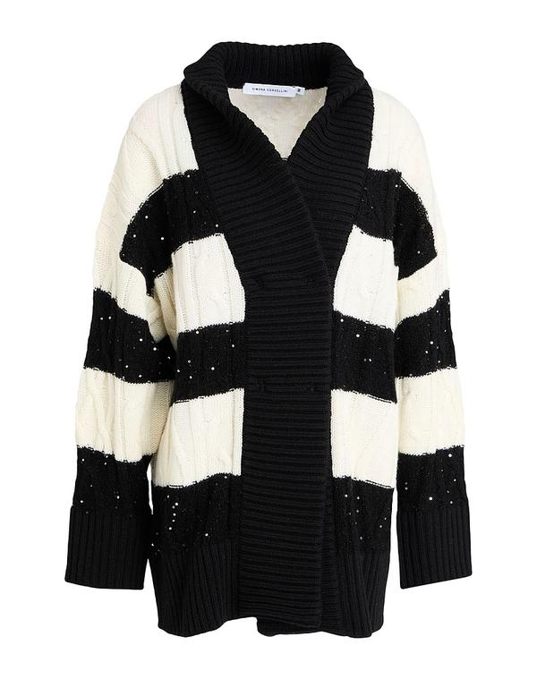 シモーナ コルセリーニ レディース アウター ジレー SIMONA CORSELLINI Black 黒いこと