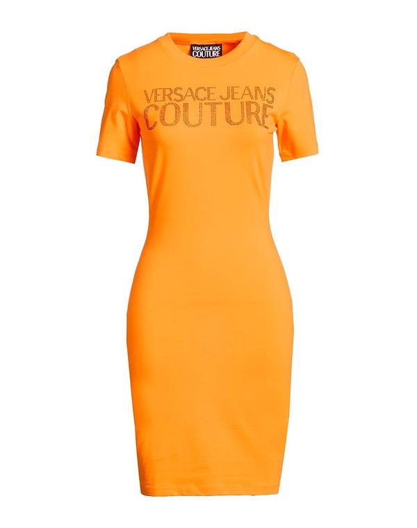 ヴェルサーチ レディース トップス 衣装 炎節お召しもの VERSACE JEANS COUTURE Orange オレンジ色