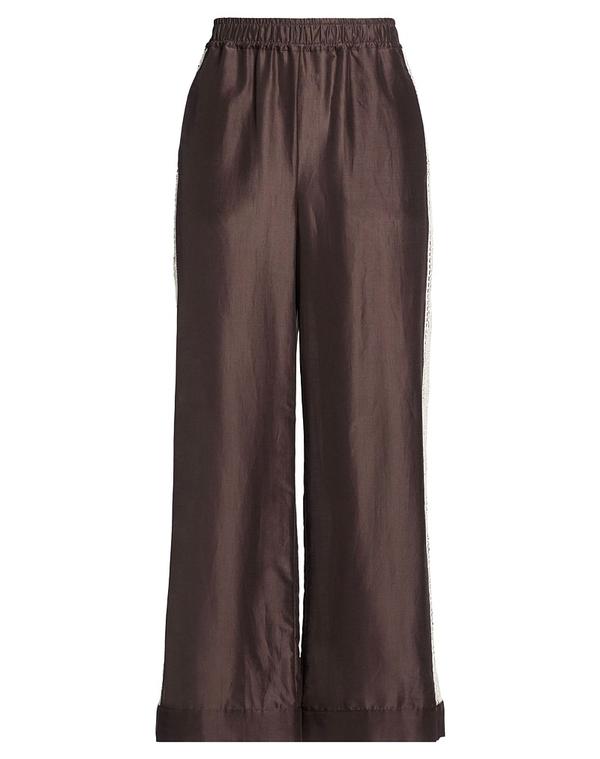 ロレーナアントニアッツィ レディース ボトムス 心地よいズボン下 広広としたズボン下 LORENANTONIAZZI Dark Brown 赤銅色