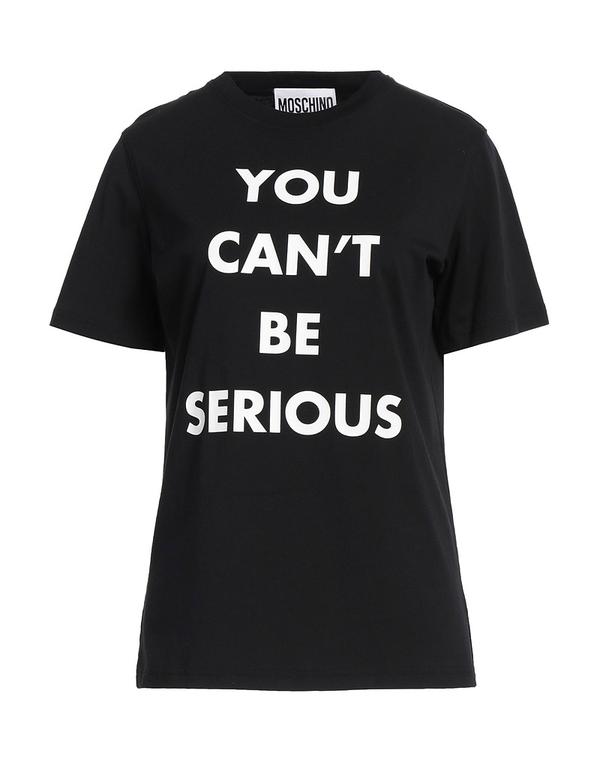 モスキーノ レディース トップス プルオーバー MOSCHINO Black 黒いこと
