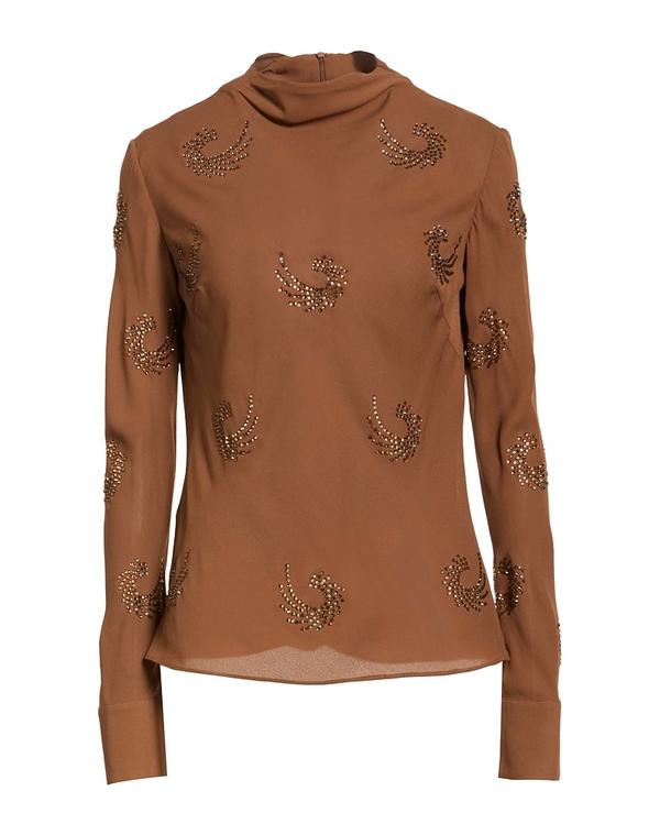 ピンコ レディース トップス プルオーバー PINKO Chocolate Brown 赤銅色
