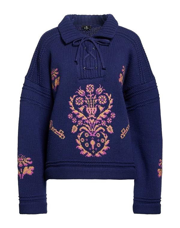 エトロ レディース トップス ティーシャツ ティーシャツ ETRO Navy 米国海軍