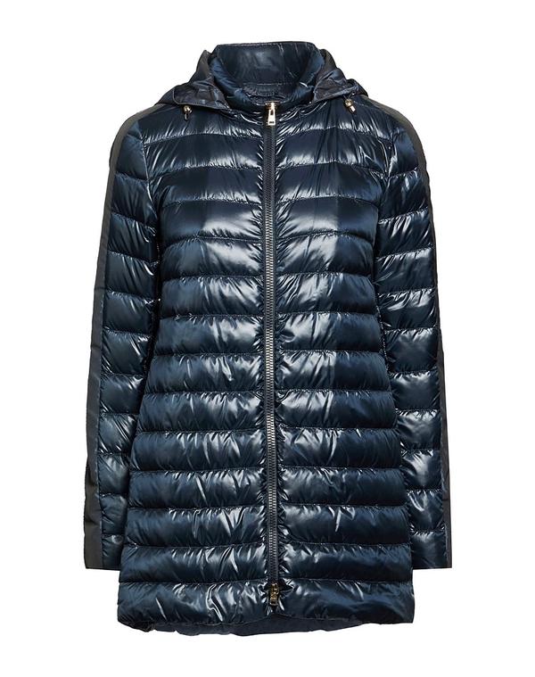 地獄ノ レディース アウター 上衣・上衣 パファージャケット HERNO Navy 米国海軍