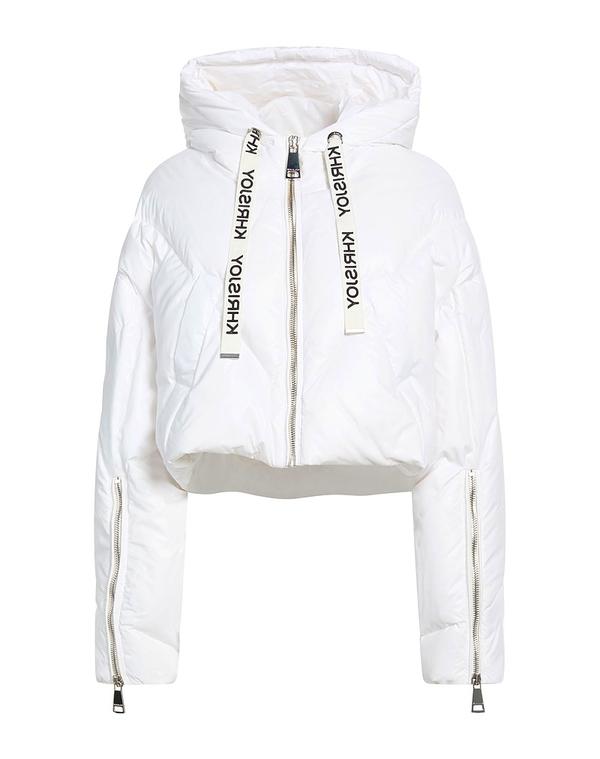 クリスジョイ レディース アウター 上衣・上衣 パファージャケット KHRISJOY White 白いこと
