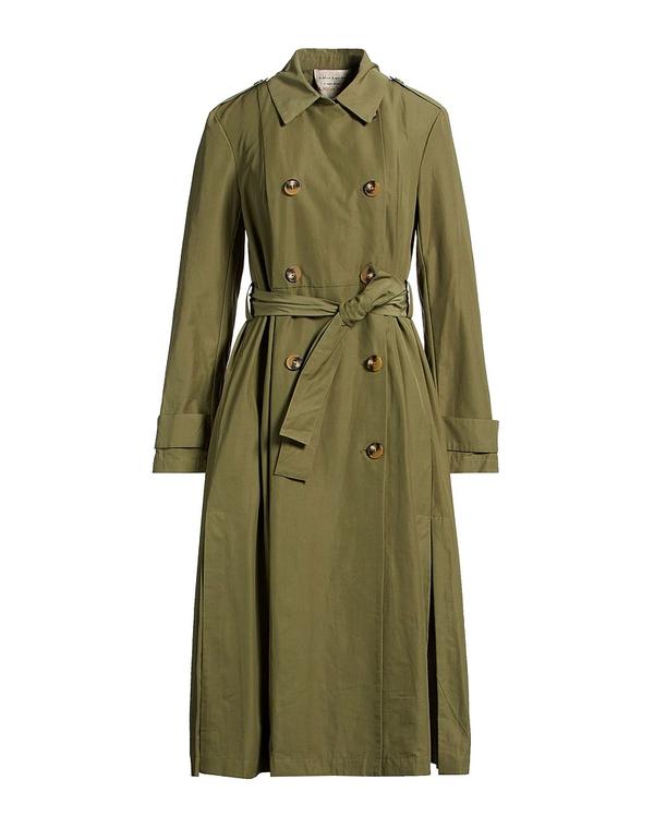 アレッシアサンティ レディース アウター 厚地の外套 ALESSIA SANTI Military Green 緑であること