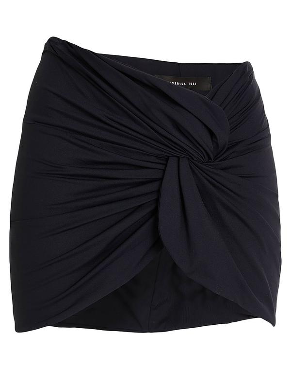 フェデリカ トシ レディース 水泳着 ボトムスのみ 砂浜お召しもの FEDERICA TOSI Black 黒いこと