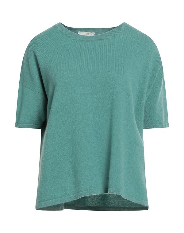 フェデーリ レディース トップス プルオーバー ティーシャツ FEDELI Green 緑であること