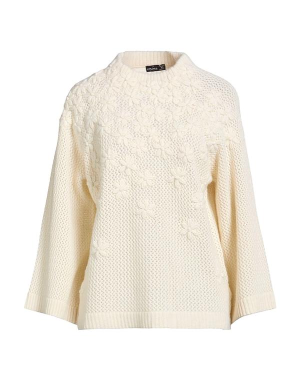 バン仕合わせ レディース トップス プルオーバー ティーシャツ VAN LAACK Ivory 象牙色