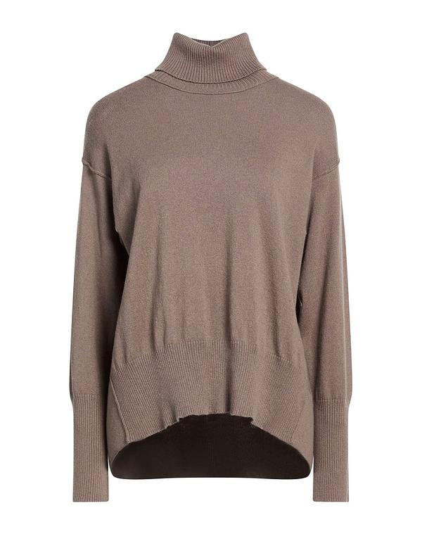 アントネリ レディース アウター ニット・セータートルネック ANTONELLI Taupe トープ