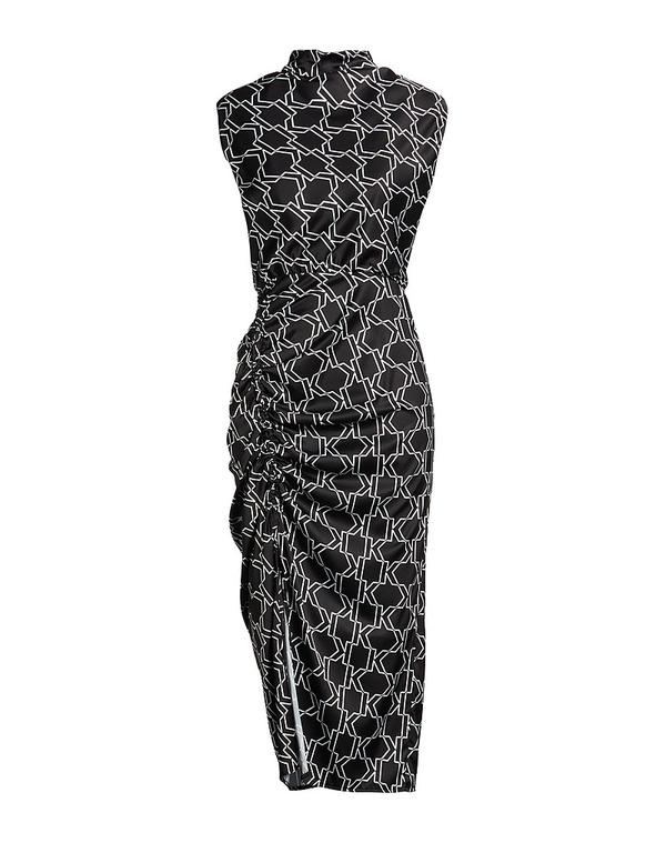 長い巻き毛 ラガーフェルド レディース トップス 衣裳 熱電子管御召しもの KARLAGERFELD Black 黒いこと