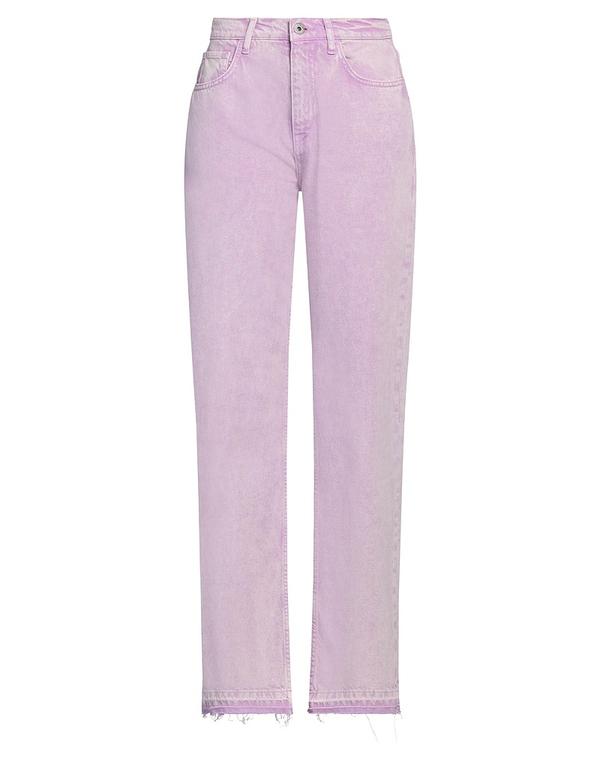 リュージョー レディース ボトムス ジーンズズボン下 ストレートレッグ LIU JO Lilac 紫はしどい