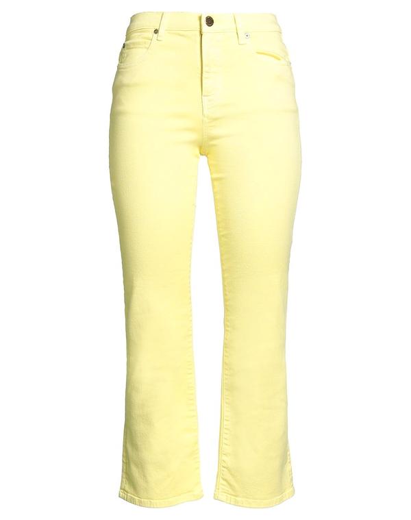 ピンコ レディース ボトムス ジーンズズボン下 デニム PINKO Pastel Yellow 黄色