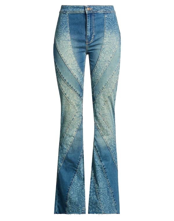 フリーピープル レディース ボトムス ジーンズズボン下 ブーツ撥ねのける FREE PEOPLE Blue 青碧