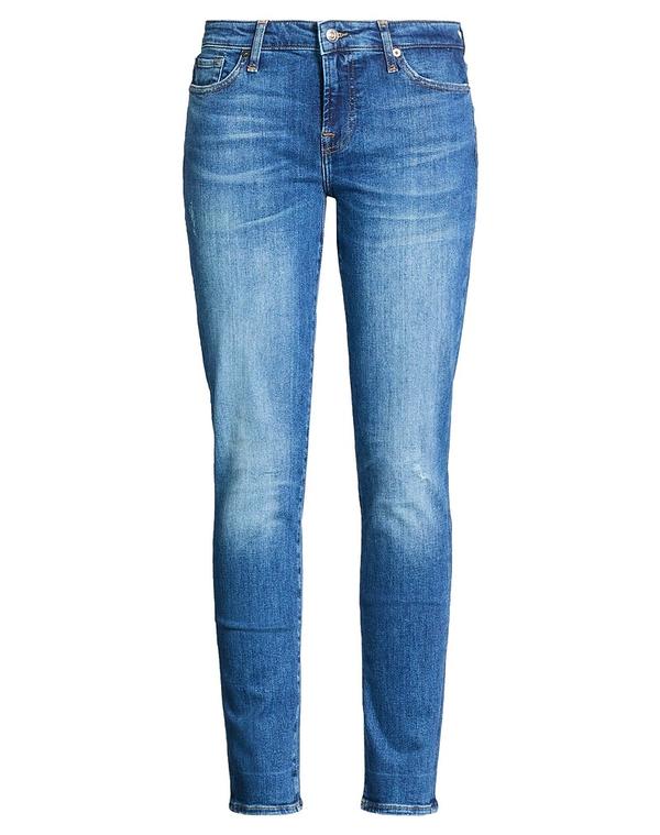 セブンフォーオールマンカインド レディース ボトムス ジーンズズボン下 デニム 7 FOR ALL MANKIND Blue 青み