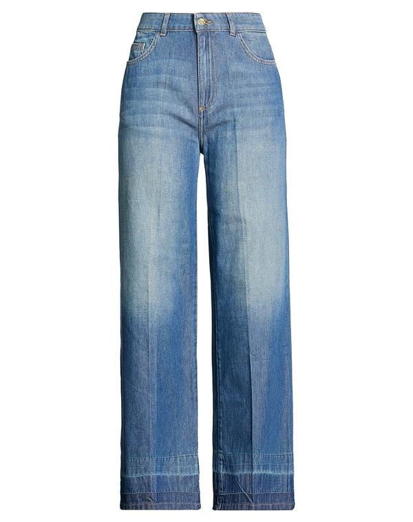 騒々しい混乱デニム レディース ボトムス ジーンズズボン下 太陽フレア\u0026ワイドレッグ KAOS JEANS \u0026 Blue 青色