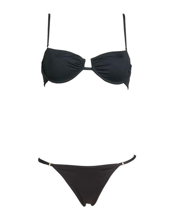 サンデッキ レディース 水泳着 ボトムスのみ SUNDEK ( ) Black 黒いこと
