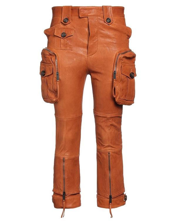 ディースクエアード レディース ボトムス カジュアルパンツ レザーパンツ DSQUARED2 Tan タン｜ReVida 店