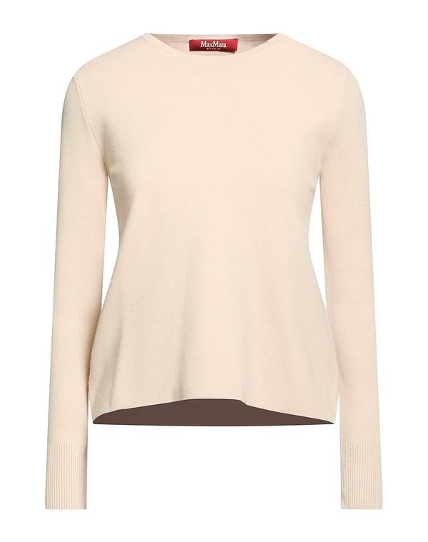 マックスマーラ レディース トップス プルオーバー ティーシャツ MAX MARA STUDIO Beige ベージュ