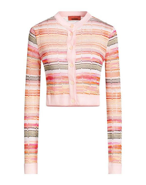 ミッソーニ レディース アウター ジレー MISSONI Light Pink さくら色