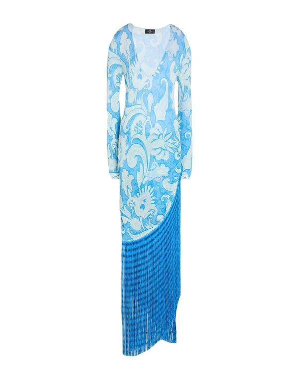 エトロ レディース トップス 衣装 ETRO Azure Blue 青色