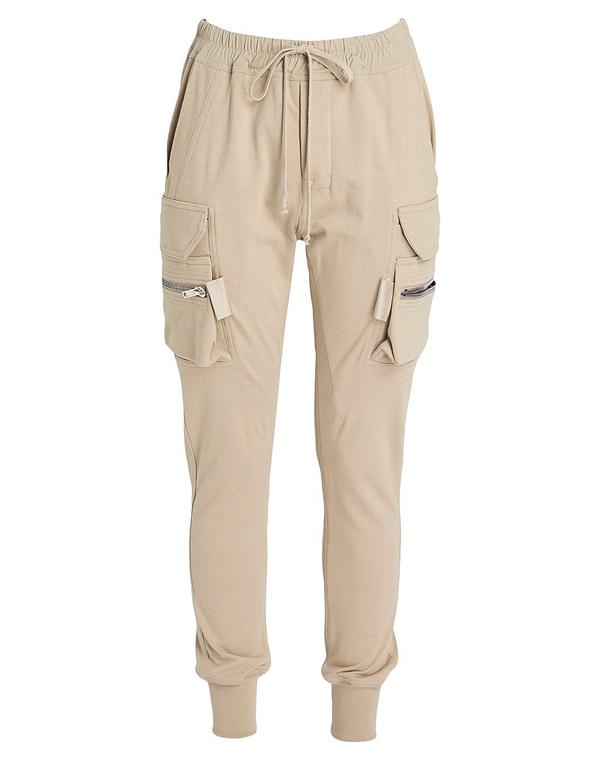 リックオウエンス レディース ボトムス 心地よいズボン下 カーゴパンツ RICK OWENS Light Gray 薄墨色