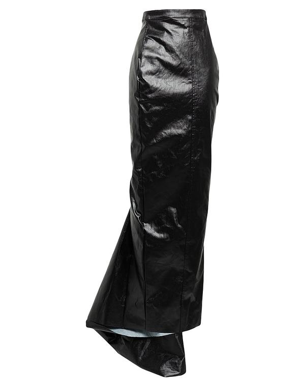 リックオウエンス レディース 下つ方スコート RICK OWENS Black 黒いこと