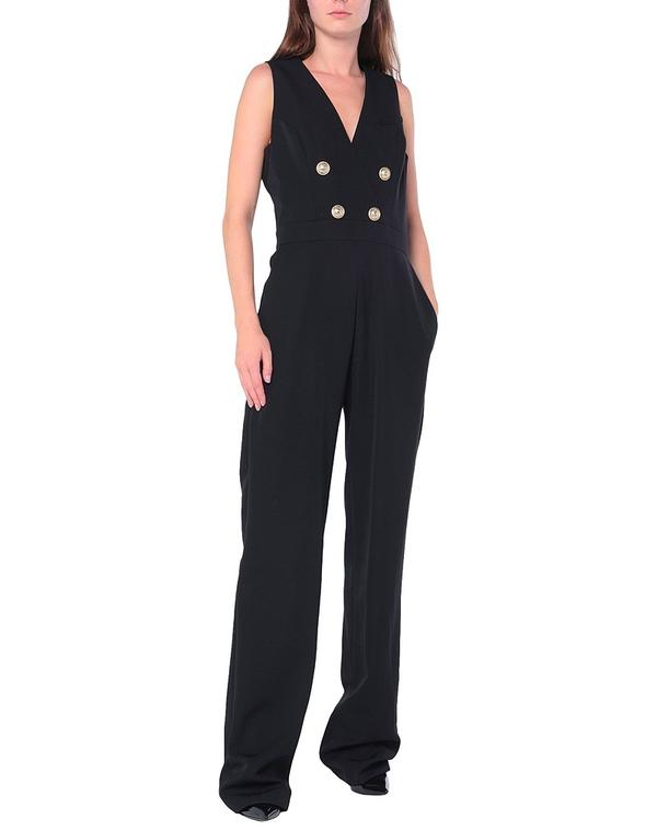 バルマン レディース トップス 飛び降りる背広 BALMAIN Black 黒いこと