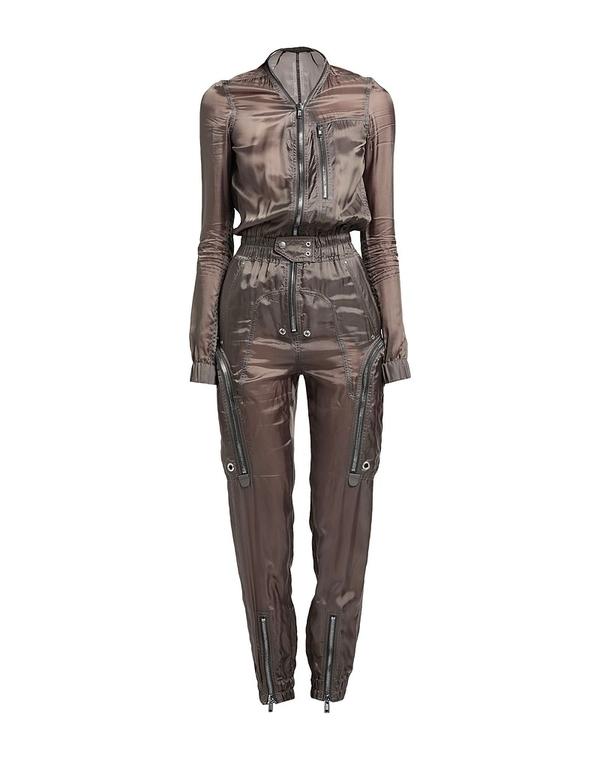 リックオウエンス レディース トップス 飛び降りる背広 RICK OWENS Khaki カーキ