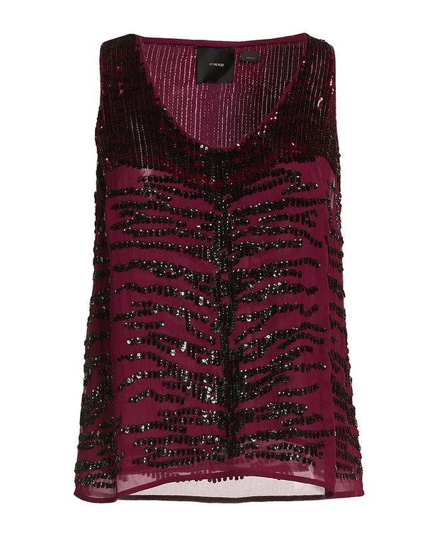 ピンコ レディース トップス プルオーバー PINKO Plum 酸桃